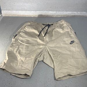 Nike sportswear khaki chino sweat shorts slim fit